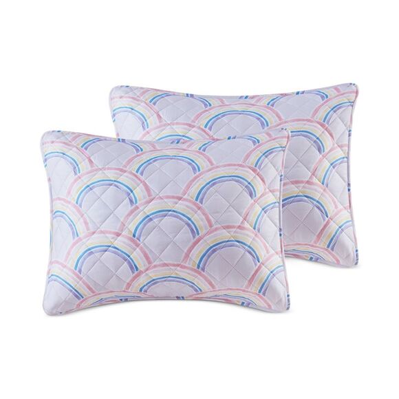 JLA Home Rainbow Reversible 3-Pc. Full/Queen Quilt Mini Set Multi - NWT - Picture 4 of 7